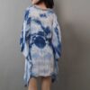 BLUE TIE DYED SUMMER KIMONO BACK-4