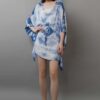 BLUE TIE DYED SUMMER KIMONO FRONT 1