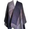 Check-yarn-dyed-weaving-poncho-(3)