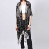 SS21-BLACK-BURN-OUT-FLORAL-VELVET-PONCHO-FRONT-1