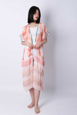 longstyle-floral-print-tassel-ladies-cover-up-front-（1）
