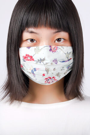 Floral print cotton 3 layers masks