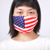 print cotton 3 layers mask